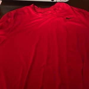 Red Dri-Fit Nike Shirt // Mens XL